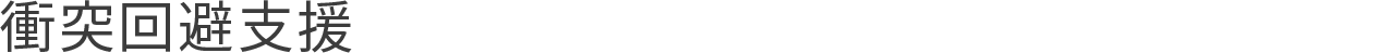 衝突回避支援